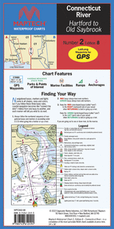Connecticut River Waterproof Chart, 8th Edition